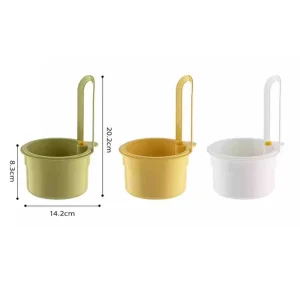 Snap Button Sink Strainer with Removable Silicone Basket for Kitchen Sink Use A